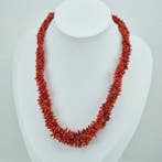 Corail rouge - Argent - Collier - CORALLO MEDITERRANEO