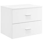 vidaXL Wandgemonteerde Badkamerkast Wit 62,5 x 44,5 x 50 cm, Verzenden, Nieuw
