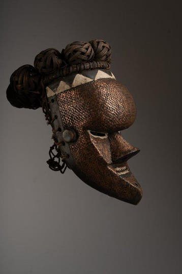 Masker Salampasu - DR Congo (Zonder minimumprijs), Antiek en Kunst