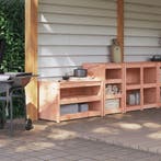 vidaXL Keukenkasten voor buiten MEPPEL 2 st massief, Huis en Inrichting, Kasten | Overige, Verzenden, Nieuw
