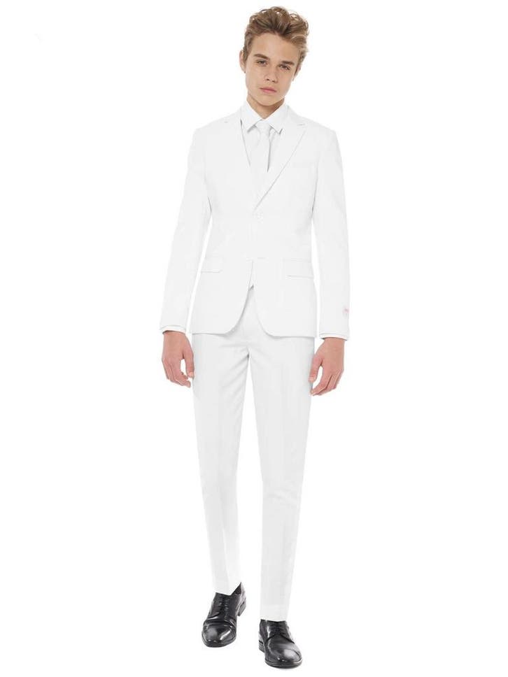 Wit Pak Jongen Tiener OppoSuits, Kinderen en Baby's, Carnavalskleding en Verkleedspullen, Nieuw, Verzenden