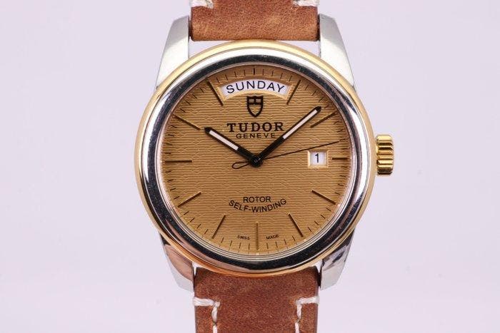 Tudor - Glamour - Zonder minimumprijs - 56003 | Gold Dial |, Handtassen en Accessoires, Horloges | Antiek