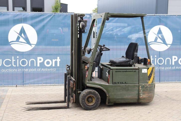 Veiling: Heftruck Still EFG1.5 Elektrisch 1200kg 4.04m 1989, Zakelijke goederen, Machines en Bouw | Heftrucks en Intern transport