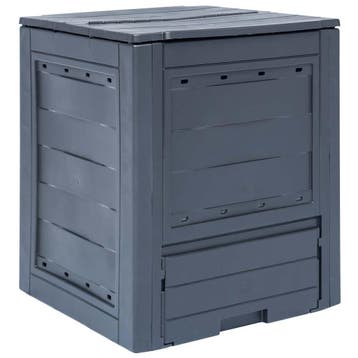 vidaXL Compostbak 260 L 60x60x73cm grijs, Verzenden