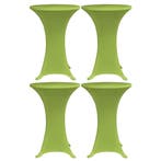 vidaXL Tafelhoes stretch 4 st 80 cm groen, Tuin en Terras, Verzenden, Nieuw