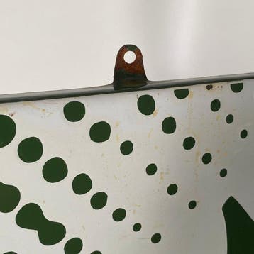 Sprite - Emaille bord - 60x55x2 cm - Gemaakt van dikke, Antiek en Kunst