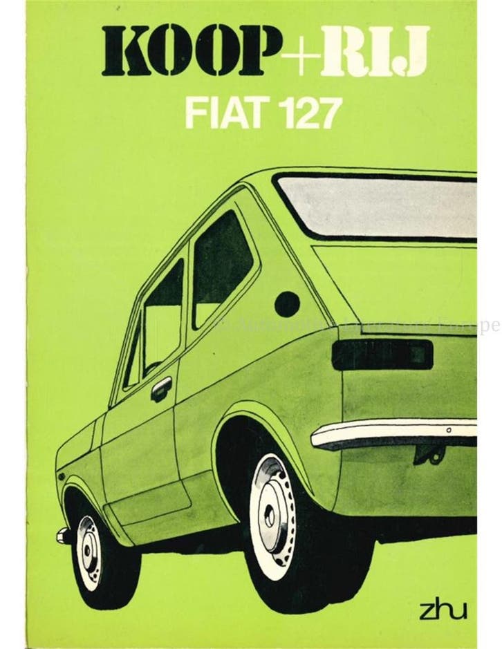 KOOP + RIJ FIAT 127, Auto diversen, Handleidingen en Instructieboekjes, Ophalen of Verzenden