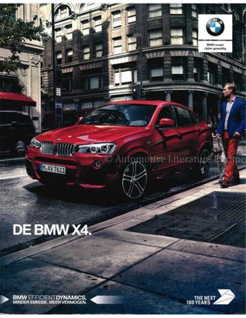 2016 BMW X4 BROCHURE NEDERLANDS