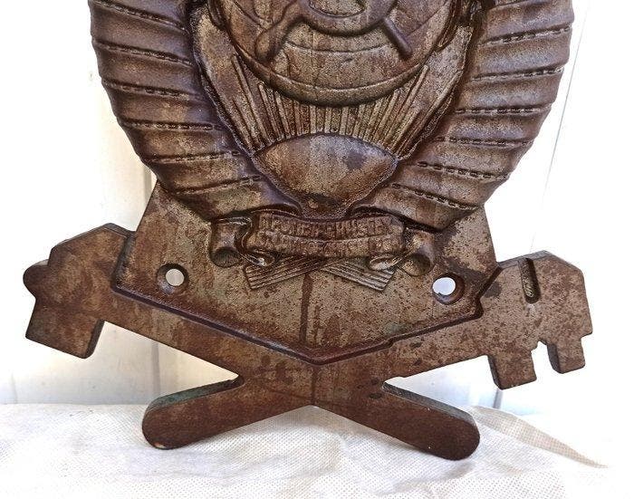 Industriële apparatuur - Groot architectonisch wapen van de, Antiek en Kunst, Antiek | Wandborden en Tegels