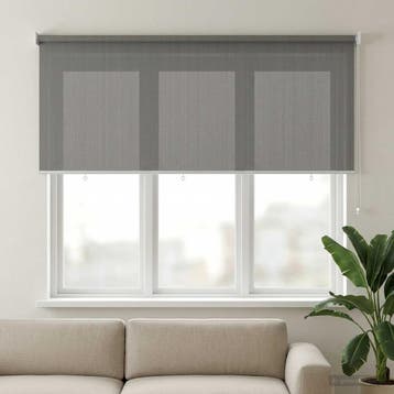 vidaXL Buitenrolgordijn 90% UV-blok Lichtgrijs 180 x 140 cm, Verzenden