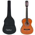 vidaXL Gitaar klassiek beginner met tas 3/4 36, Verzenden, Nieuw
