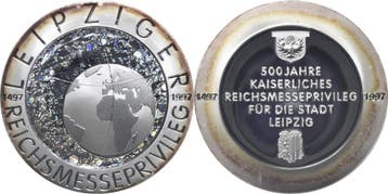 Zilver medaille 1997 Leipzig, Verzenden, België