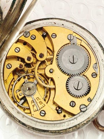 Gevalia - Open-face pocket watch, Silver. 0.800 - 1900-1949