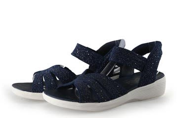 Skechers Sleehakken in maat 40 Blauw, Kleding | Dames, Skechers, Zo goed als nieuw, Schoenen met hoge hakken, Verzenden