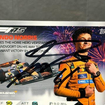 Mclaren - Topps Hero 107 Norris Netherland GP Signed - Lando, Nieuw