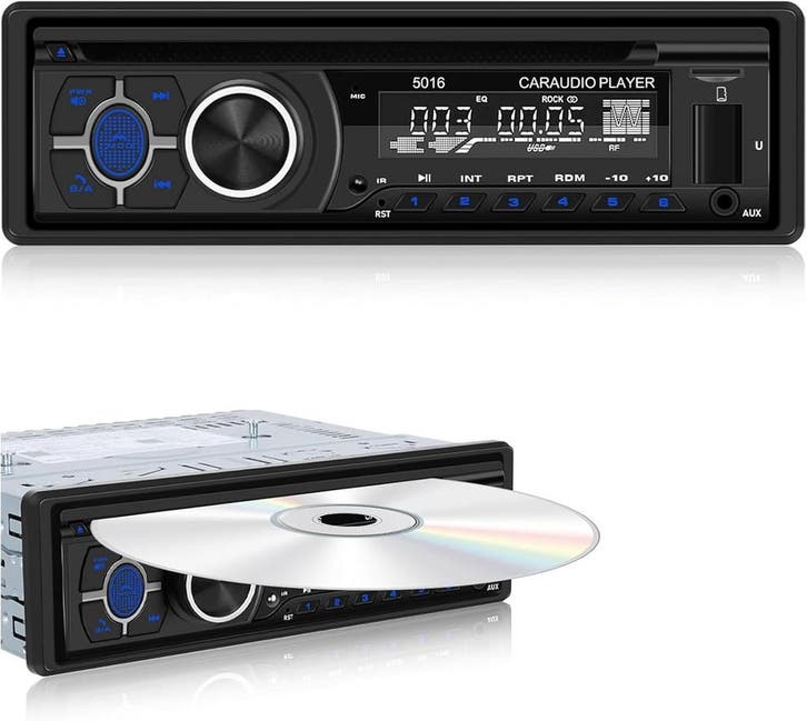 Autoradio 1DIN Bluetooth/CD | Retour deal | 29% korting!, Auto diversen, Autoradio's, Nieuw, Verzenden