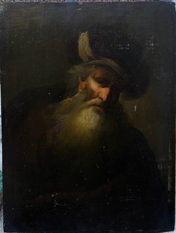 Christian Wilhelm Ersnt Dietrich (1712-1774) - Portrait de, Antiek en Kunst