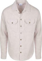 R2 Overshirt Linen Cotton Beige maat Maat 52/54 (L) Heren, Kleding | Heren, Truien en Vesten, Maat 52/54 (L), Verzenden, Beige