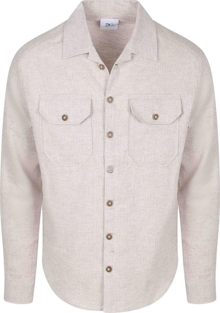 R2 Overshirt Linen Cotton Beige maat Maat 52/54 (L) Heren, Kleding | Heren, Truien en Vesten, Beige, Nieuw, Maat 52/54 (L), Verzenden