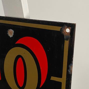 LEGO - Emaille bord - 50x22cm - Gemaakt van dikke staalplaat