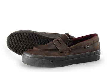 Vans Loafers in maat 43 Bruin, Kleding | Heren, Schoenen, Loafers, Bruin, Verzenden, Zo goed als nieuw