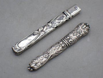 Naaldenkoker (2) - En etui - Zilver