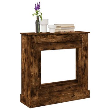 vidaXL Haardombouw 90x30x90 cm bewerkt hout gerookt, Verzenden, Nieuw