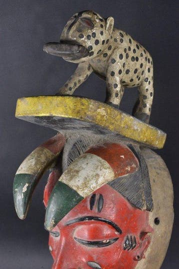 Vreugdemasker van Zaouli - Gouro - Ivoorkust
