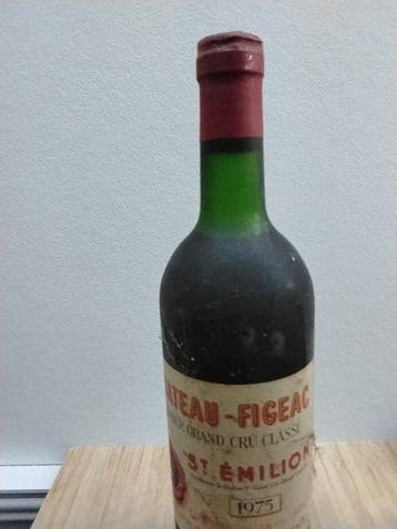 1975 Chateau-Figeac - Saint-Émilion 1er Grand Cru Classé - 1, Verzamelen, Wijnen, Nieuw