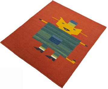 Handgeweven designer Kelim - Verzamelaarsstuk - Kelim - 97, Nieuw