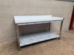 Inomak Heavy Duty werktafel 160 cm, Zakelijke goederen, Ophalen of Verzenden, Nieuw in verpakking, Inox Meubilair