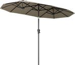 2dekans | LifeGoods Dubbele Parasol - Tuin - 160x300cm - tot, Tuin en Terras, Parasols, Ophalen of Verzenden, Nieuw