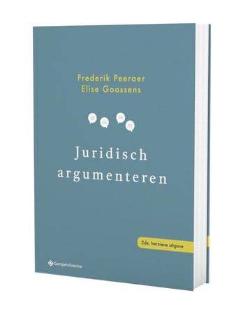 Juridisch argumenteren 9789463715447 Frederik Peeraer, Verzenden, Zo goed als nieuw, Frederik Peeraer