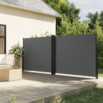 vidaXL Windscherm uittrekbaar 180x1000 cm antracietkleurig, Verzenden