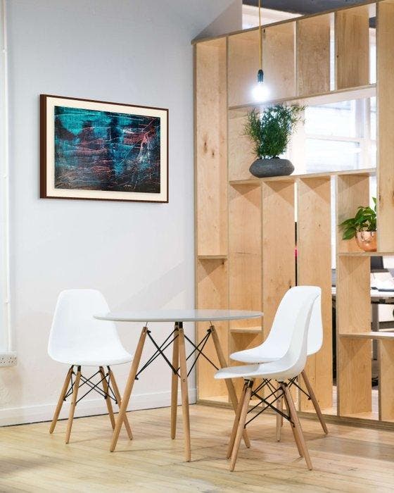 Sonia J. - Blue Deep Terrain, Antiek en Kunst, Kunst | Schilderijen | Modern