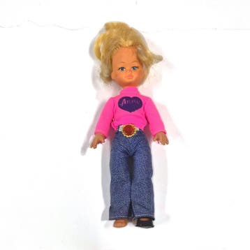 Vintage Anna modepop, gemaakt in Hong Kong, blond, met, Kinderen en Baby's, Verzenden, Nieuw