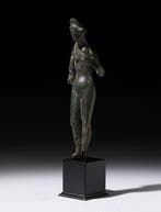 Oud-Romeins bronzen Venus - 13 cm, Collections, Minéraux & Fossiles