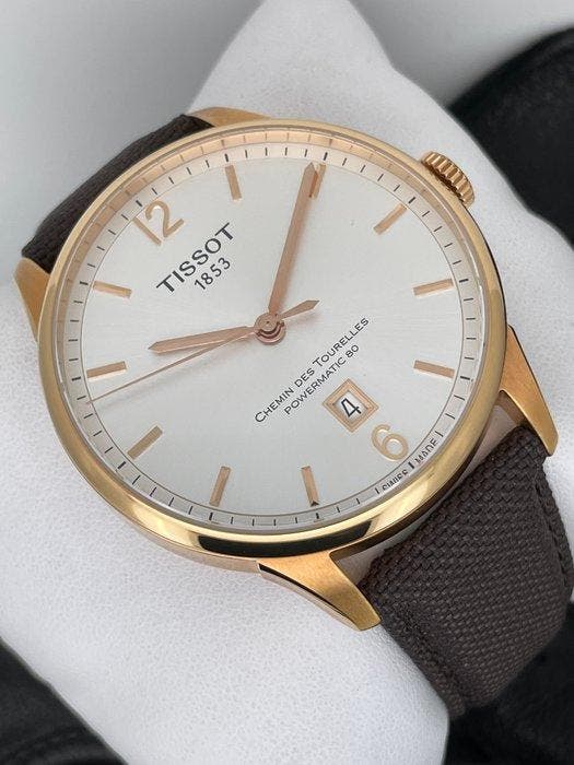 Tissot - Chemin Des Tourelles Powermatic 80 - Sans prix de, Handtassen en Accessoires, Horloges | Heren