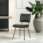 Leren eetkamerstoel Solid, Huis en Inrichting, Stoelen, Ophalen of Verzenden, Nieuw, Leer