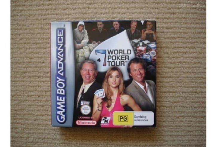 World Poker Tour  (Gameboy Advance tweedehands game), Games en Spelcomputers, Games | Nintendo Game Boy, Ophalen of Verzenden
