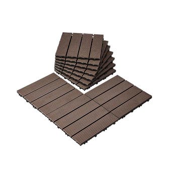 27 Terrastegels 30x30cm - 35% korting, retour deal, Tuin en Terras, Verzenden, Zo goed als nieuw, Composiet