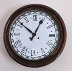 Schoolklok (2) - Kienzle - Vintage - Eik - 1950-1960, Antiek en Kunst