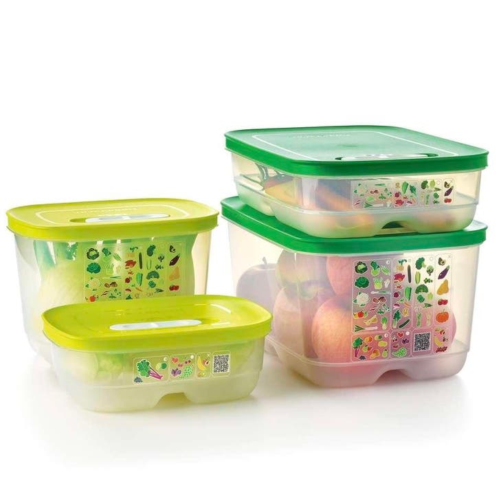 Tupperware VentSmart Koelkastdoos doos frigo Set 4-delig, Huis en Inrichting, Keuken | Tupperware, Nieuw, Verzenden