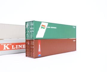 Divers H0 - Train miniature (21) - Ensemble de 21 conteneurs