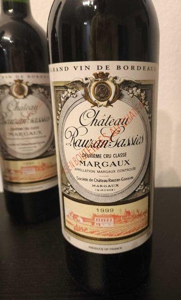 1999 Château Rauzan-Gassies - Margaux 2ème Grand Cru Classé, Nieuw