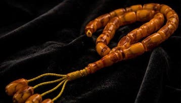Rozenkrans - Curieus Bakeliet Kralen - Moslim Tasbih