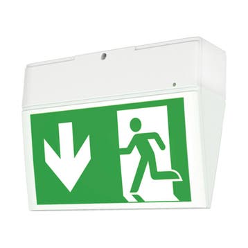 Eaton Euro X Led Lumière De Sortie De Secours 3H Autotest -, Verzenden