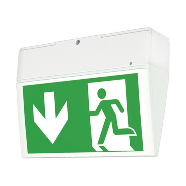 Eaton Euro X Led Lumière De Sortie De Secours 3H Autotest -, Bricolage & Construction, Éclairage de chantier, Envoi