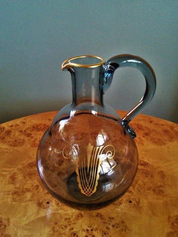 Daum Nancy - Kan - Geëmailleerd verguld Art Deco decor -