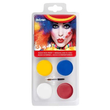Make Up Set Clown Waterbasis, Verzenden, Nieuw